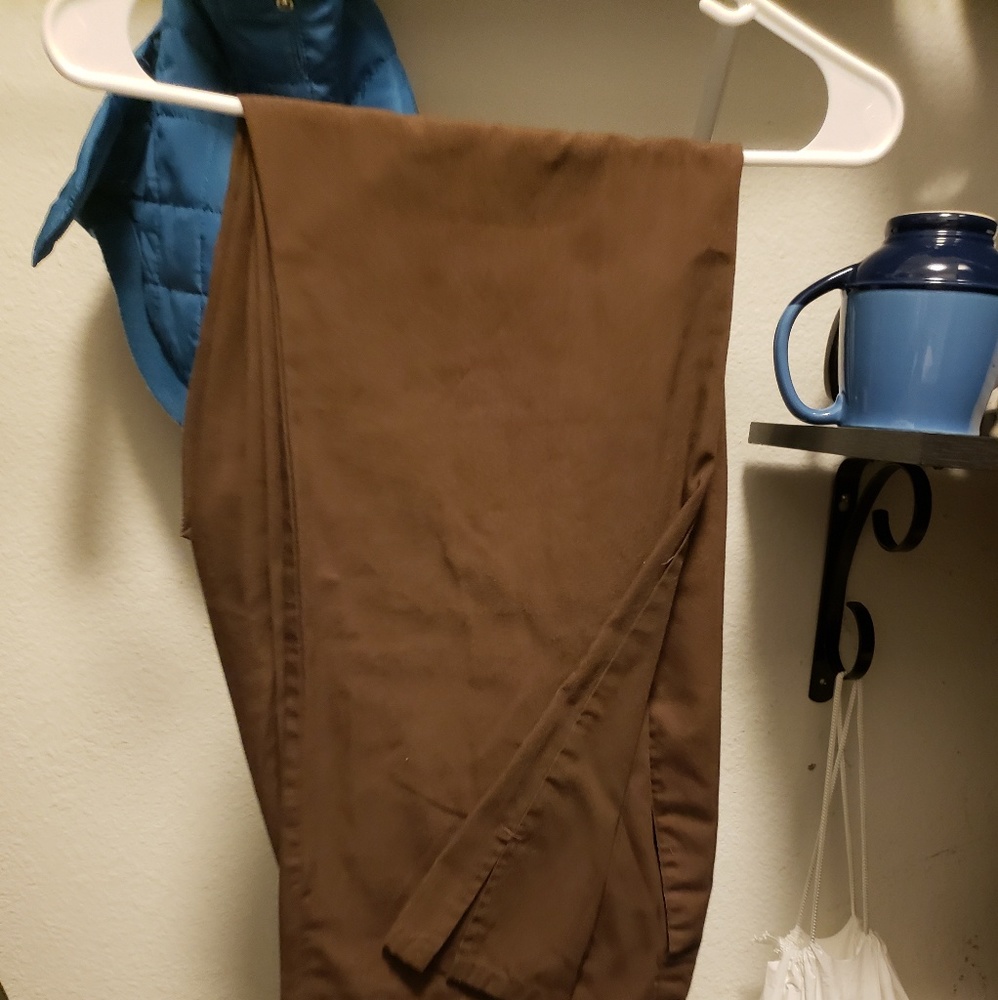 Brown scrub pants